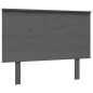 vidaXL Cabecero de cama madera maciza de pino gris 104x6x82,5 cm vidaXL Cabecero de cama madera maciza de pino gris 104x6x82,5 cm