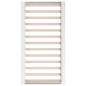 vidaXL Estructura de cama de madera maciza blanco 140x190 cm