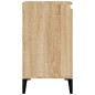 vidaXL Armario de lavabo madera contrachapada roble Sonoma 58x33x60 cm vidaXL Armario de lavabo madera contrachapada roble Sonoma 58x33x60 cm