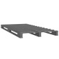 vidaXL Cama de palets madera maciza de pino gris 90x200 cm vidaXL Cama de palets madera maciza de pino gris 90x200 cm