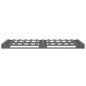 vidaXL Cama de palets madera maciza de pino gris 90x200 cm vidaXL Cama de palets madera maciza de pino gris 90x200 cm