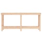 vidaXL Banco de trabajo de madera maciza de pino 180x50x80 cm