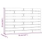 vidaXL Cabecero de cama de pared madera maciza pino blanco 81x3x63 cm vidaXL Cabecero de cama de pared madera maciza pino blanco 81x3x63 cm