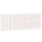 vidaXL Cabecero de cama pared madera maciza pino blanco 159,5x3x60 cm vidaXL Cabecero de cama pared madera maciza pino blanco 159,5x3x60 cm
