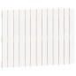 vidaXL Cabecero de cama pared madera maciza pino blanco 82,5x3x60 cm vidaXL Cabecero de cama pared madera maciza pino blanco 82,5x3x60 cm
