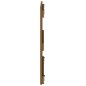 vidaXL Cabecero cama pared madera maciza pino marrón miel 82,5x3x60 cm