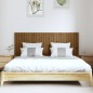 vidaXL Cabecero cama pared madera maciza pino marrón miel 166x3x60 cm vidaXL Cabecero cama pared madera maciza pino marrón miel 166x3x60 cm