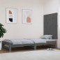 vidaXL Cabecero de cama de pared madera maciza pino gris 82,5x3x90 cm vidaXL Cabecero de cama de pared madera maciza pino gris 82,5x3x90 cm