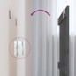 vidaXL Cabecero de cama de pared madera maciza pino gris 82,5x3x90 cm vidaXL Cabecero de cama de pared madera maciza pino gris 82,5x3x90 cm