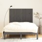 vidaXL Cabecero de cama de pared madera maciza pino gris 140x3x110 cm vidaXL Cabecero de cama de pared madera maciza pino gris 140x3x110 cm