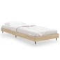 vidaXL Estructura de cama madera contrachapada roble Sonoma 75x190 cm vidaXL Estructura de cama madera contrachapada roble Sonoma 75x190 cm
