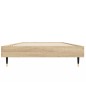 vidaXL Estructura de cama madera contrachapada roble Sonoma 75x190 cm vidaXL Estructura de cama madera contrachapada roble Sonoma 75x190 cm