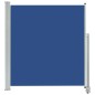 vidaXL Toldo lateral retráctil para patio azul 140x300 cm vidaXL Toldo lateral retráctil para patio azul 140x300 cm