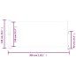 vidaXL Toldo lateral retráctil para patio azul 140x300 cm vidaXL Toldo lateral retráctil para patio azul 140x300 cm