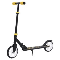 vidaXL Patinete para niños de 2 ruedas con manillar ajustable amarillo