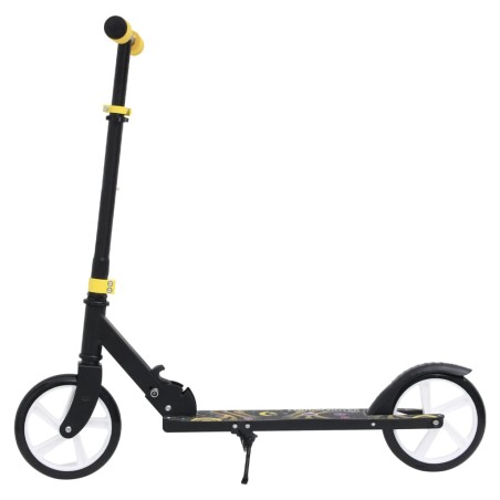 vidaXL Patinete para niños de 2 ruedas con manillar ajustable amarillo