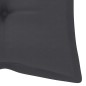vidaXL Banco de jardín plegable con cojín bambú 118 cm vidaXL Banco de jardín plegable con cojín bambú 118 cm