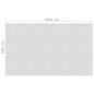 vidaXL Cubierta solar de piscina de PE flotante gris 1000x600 cm