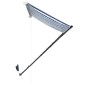 vidaXL Toldo retráctil con LED azul y blanco 150x150 cm vidaXL Toldo retráctil con LED azul y blanco 150x150 cm