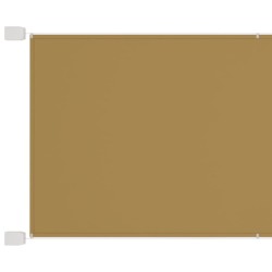 vidaXL Toldo vertical beige 200x270 cm tela oxford