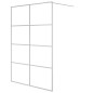 vidaXL Mampara de ducha vidrio ESG transparente plateado 140x195 cm vidaXL Mampara de ducha vidrio ESG transparente plateado 140x195 cm