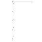 vidaXL Mampara de ducha vidrio ESG transparente plateado 140x195 cm vidaXL Mampara de ducha vidrio ESG transparente plateado 140x195 cm