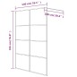 vidaXL Mampara de ducha vidrio ESG transparente plateado 140x195 cm vidaXL Mampara de ducha vidrio ESG transparente plateado 140x195 cm