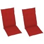 vidaXL Silla mecedora con cojín bambú vidaXL Silla mecedora con cojín bambú