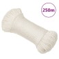 vidaXL Cuerda de trabajo polipropileno blanco 3 mm 250 m vidaXL Cuerda de trabajo polipropileno blanco 3 mm 250 m