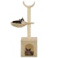 vidaXL Rascador para gatos con poste de sisal 105 cm beige vidaXL Rascador para gatos con poste de sisal 105 cm beige