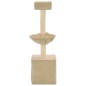 vidaXL Rascador para gatos con poste de sisal 105 cm beige vidaXL Rascador para gatos con poste de sisal 105 cm beige