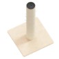 vidaXL Poste rascador para gatos crema 22x22 x45 cm vidaXL Poste rascador para gatos crema 22x22 x45 cm