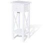 vidaXL Mesita auxiliar con cajón blanca vidaXL Mesita auxiliar con cajón blanca