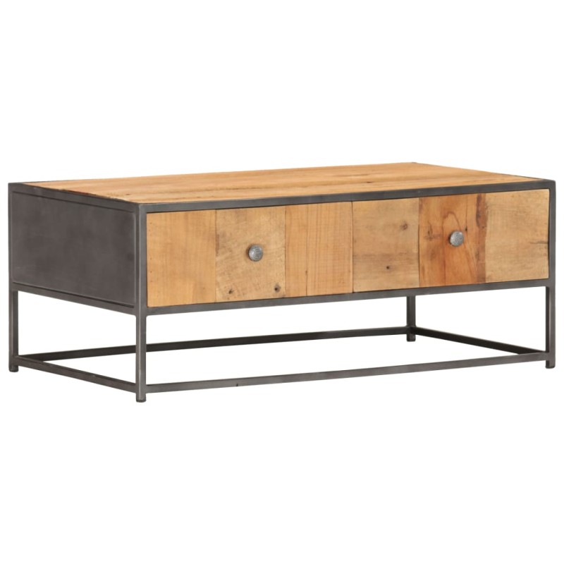 vidaXL Mesa de centro de madera maciza reciclada 90x50x35 cm vidaXL Mesa de centro de madera maciza reciclada 90x50x35 cm