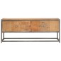 vidaXL Mesa de centro de madera maciza reciclada 90x50x35 cm vidaXL Mesa de centro de madera maciza reciclada 90x50x35 cm