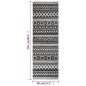 vidaXL Alfombra de exterior tejido plano gris oscuro 80x250 cm