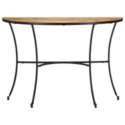 vidaXL Mesa auxiliar de madera maciza de mango 110x40x77 cm
