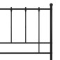 vidaXL Estructura de cama de metal negro 100x200 cm vidaXL Estructura de cama de metal negro 100x200 cm