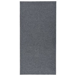 vidaXL Alfombra de pasillo atrapa suciedad 100x200 cm gris