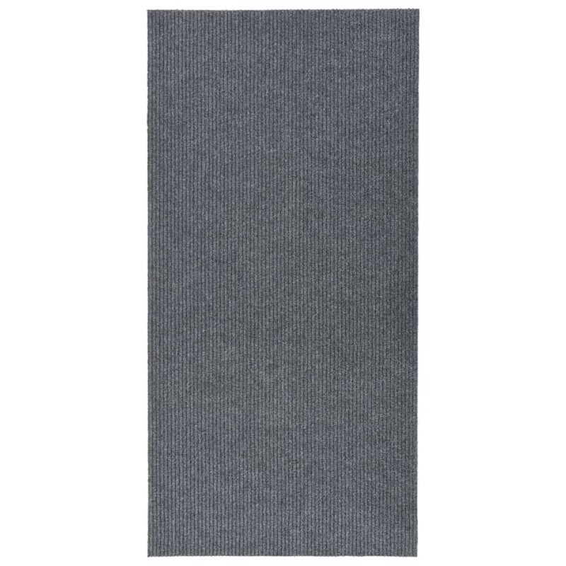 vidaXL Alfombra de pasillo atrapa suciedad 100x200 cm gris vidaXL Alfombra de pasillo atrapa suciedad 100x200 cm gris