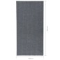 vidaXL Alfombra de pasillo atrapa suciedad 100x200 cm gris vidaXL Alfombra de pasillo atrapa suciedad 100x200 cm gris