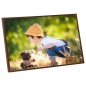 vidaXL Marcos de foto collage de pared/mesa 5 uds bronce MDF 50x70cm