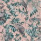 DUTCH WALLCOVERINGS Papel pintado hojas y pájaros verde y rosa DUTCH WALLCOVERINGS Papel pintado hojas y pájaros verde y rosa