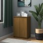 vidaXL Aparador madera maciza de pino marrón miel 60x36x84 cm vidaXL Aparador madera maciza de pino marrón miel 60x36x84 cm