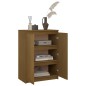 vidaXL Aparador madera maciza de pino marrón miel 60x36x84 cm vidaXL Aparador madera maciza de pino marrón miel 60x36x84 cm