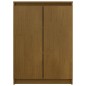 vidaXL Aparador madera maciza de pino marrón miel 60x36x84 cm vidaXL Aparador madera maciza de pino marrón miel 60x36x84 cm