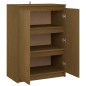 vidaXL Aparador madera maciza de pino marrón miel 60x36x84 cm vidaXL Aparador madera maciza de pino marrón miel 60x36x84 cm