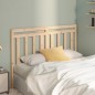 vidaXL Cabecero de cama madera maciza de pino 141x4x100 cm