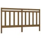 vidaXL Cabecero de cama madera maciza de pino marrón miel 186x4x100 cm vidaXL Cabecero de cama madera maciza de pino marrón miel 186x4x100 cm