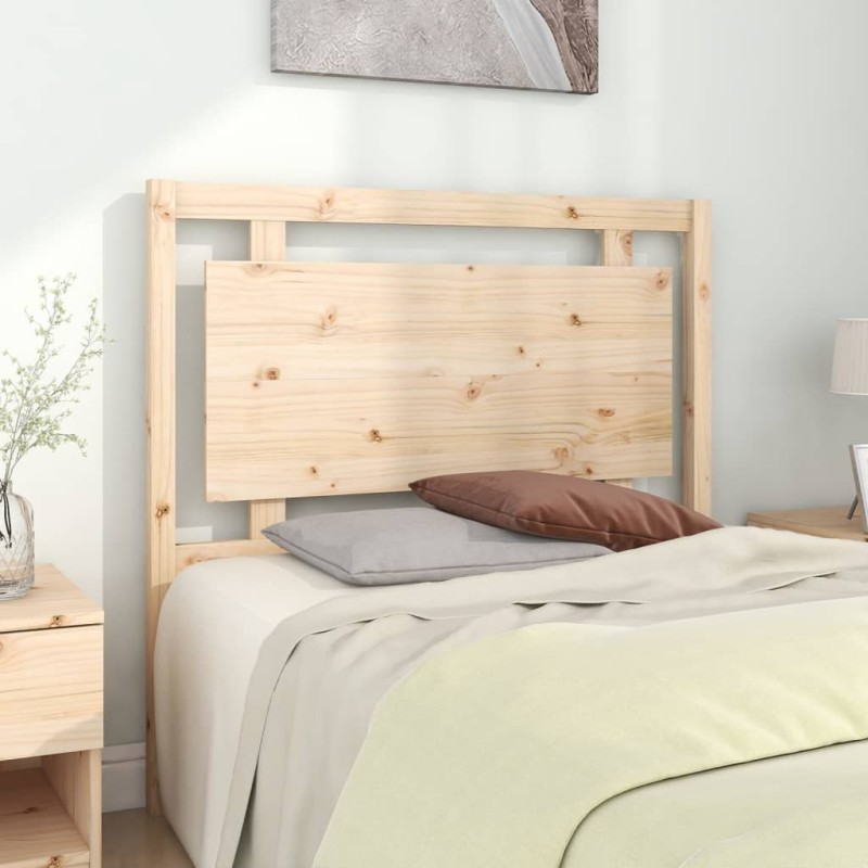 vidaXL Cabecero de cama madera maciza de pino 105,5x4x100 cm vidaXL Cabecero de cama madera maciza de pino 105,5x4x100 cm